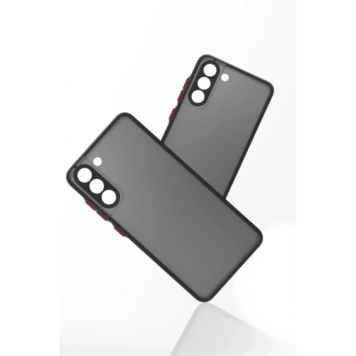 Durukar®  Samsung Galaxy S21 FE Kılıf Montreal Silikon Kapak - Siyah