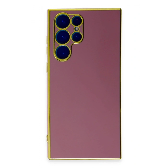 Durukar®  Samsung Galaxy S22 Ultra Kılıf Volet Silikon - Kırmızı