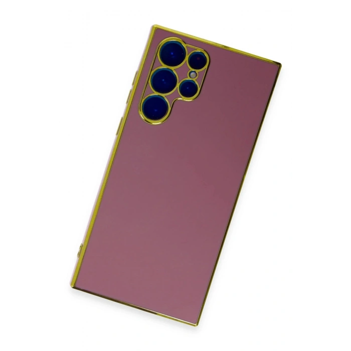 Durukar®  Samsung Galaxy S22 Ultra Kılıf Volet Silikon - Kırmızı