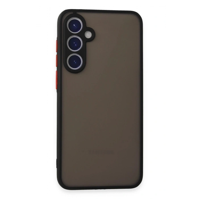 Durukar®  Samsung Galaxy S23 FE Kılıf Montreal Silikon Kapak - Siyah