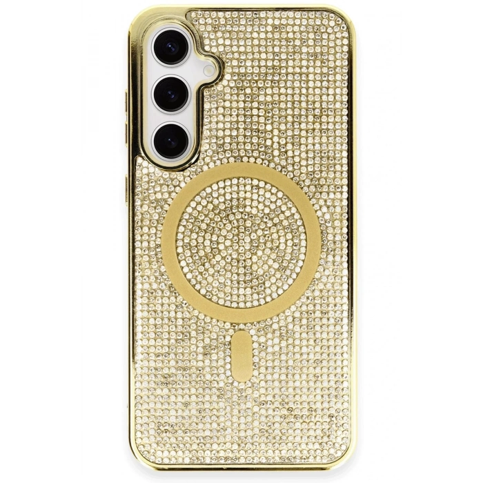 Durukar®  Samsung Galaxy S23 Kılıf Helen Magsafe Kapak - Gold