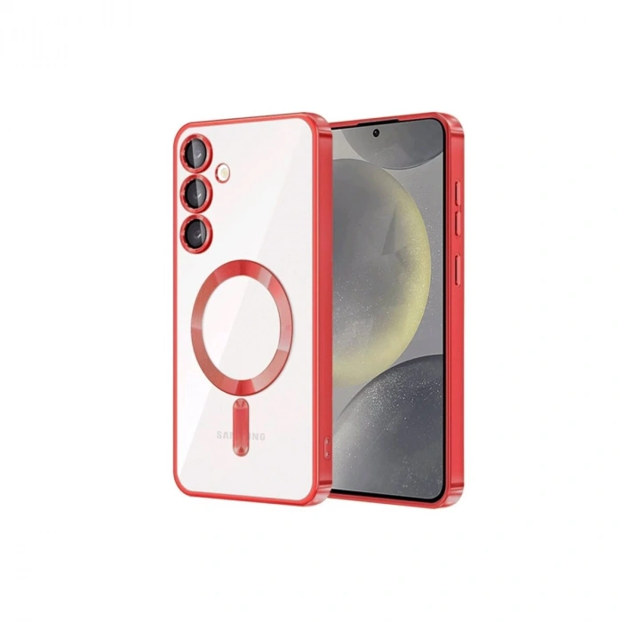 Durukar® Samsung Galaxy S23 Case Kross Magneticsafe Cover - Red