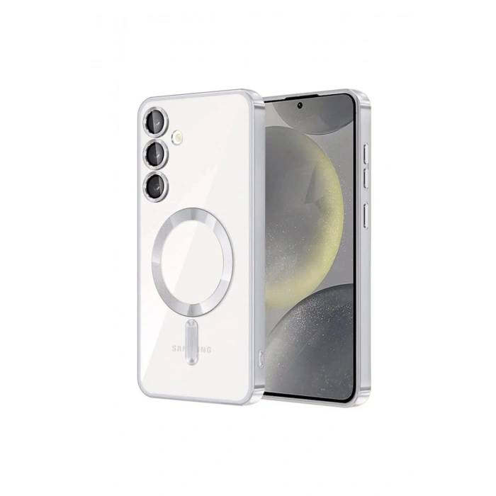 Durukar®  Samsung Galaxy S23 Kılıf Kross Magneticsafe Kapak - Titan Gri