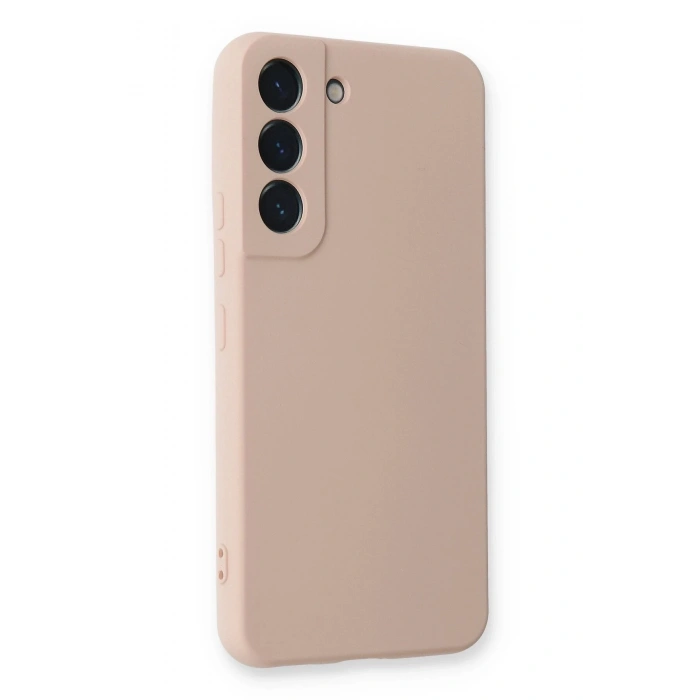 Durukar®  Samsung Galaxy S23 Kılıf Nano içi Kadife Silikon - Pudra
