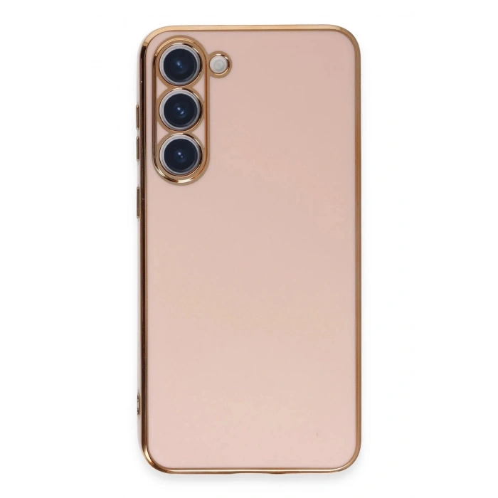 Durukar®  Samsung Galaxy S23 Kılıf Volet Silikon - Pembe