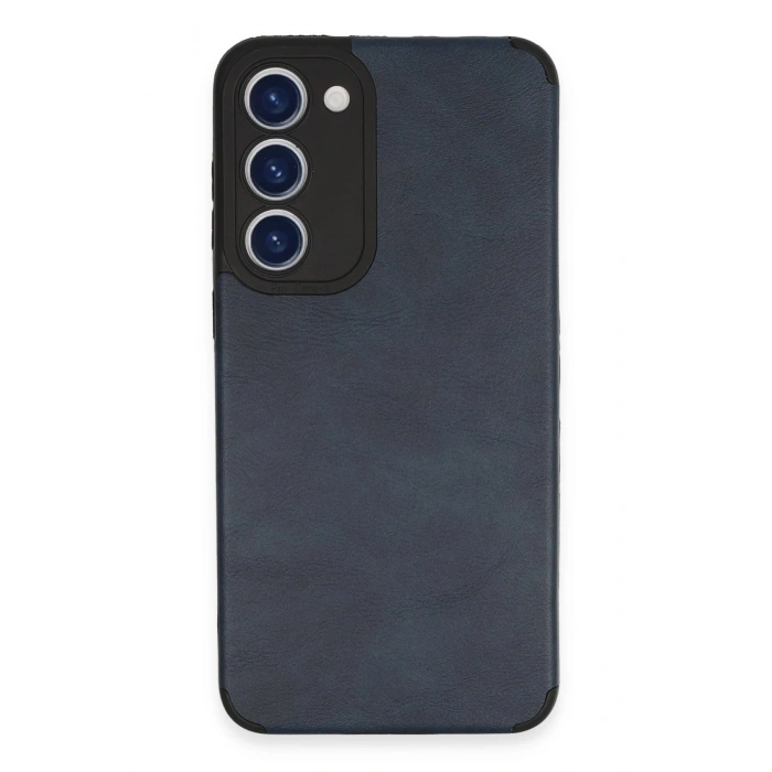 Durukar®  Samsung Galaxy S23 Plus Kılıf Loop Deri Silikon - Lacivert