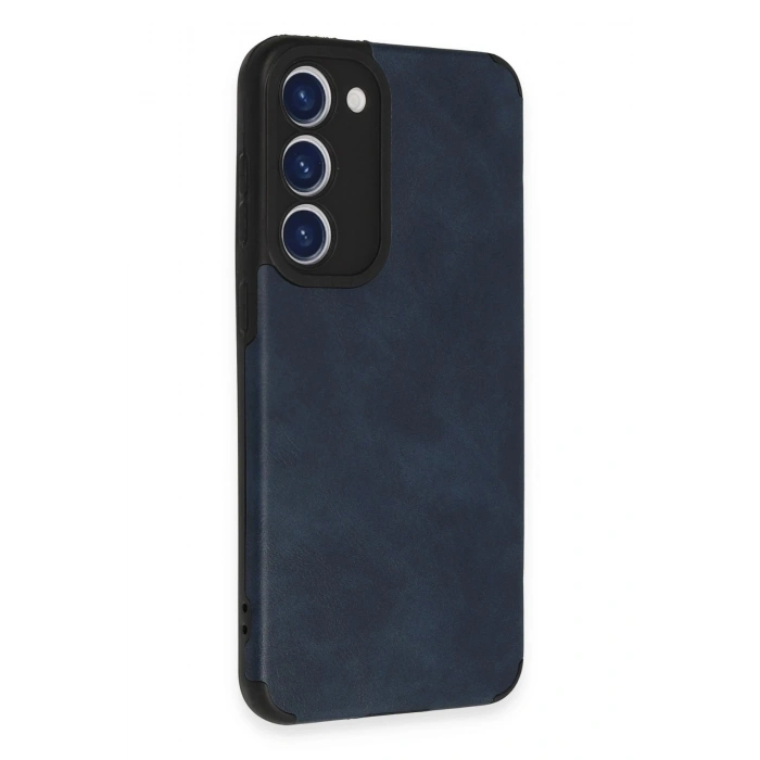 Durukar®  Samsung Galaxy S23 Plus Kılıf Loop Deri Silikon - Lacivert