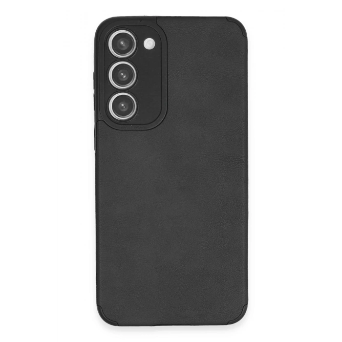 Durukar®  Samsung Galaxy S23 Plus Kılıf Loop Deri Silikon - Siyah