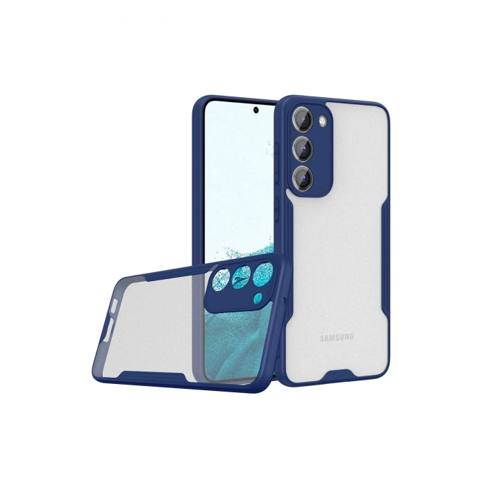 Durukar®  Samsung Galaxy S23 Plus Kılıf Platin Silikon - Lacivert