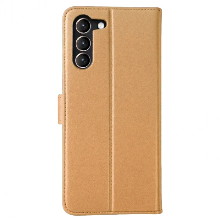 Durukar®  Samsung Galaxy S23 Plus Trend S Plus Kapaklı Kılıf - Gold