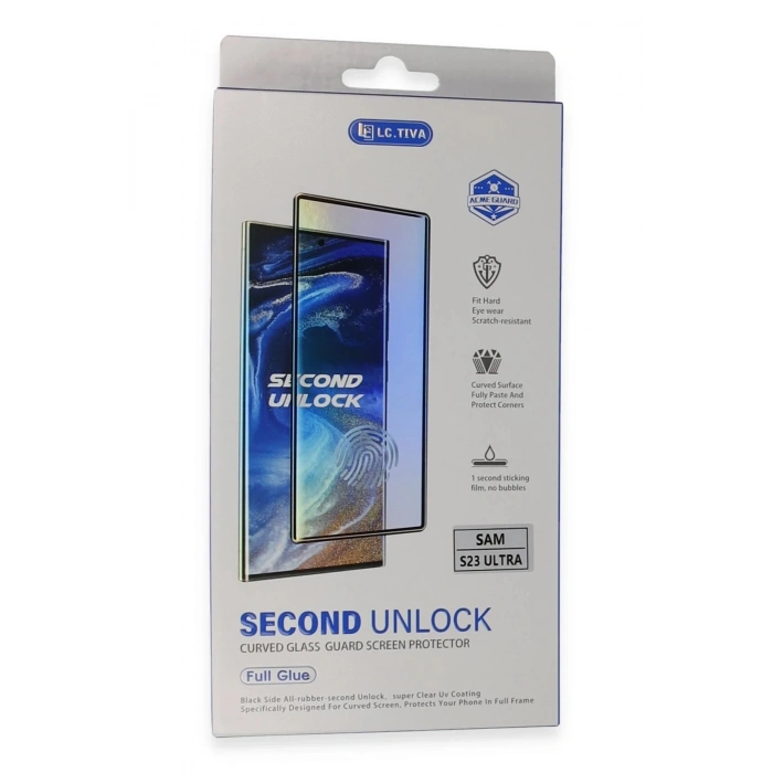 Durukar®  Samsung Galaxy S23 Ultra Durable Full Glue Curved Cam