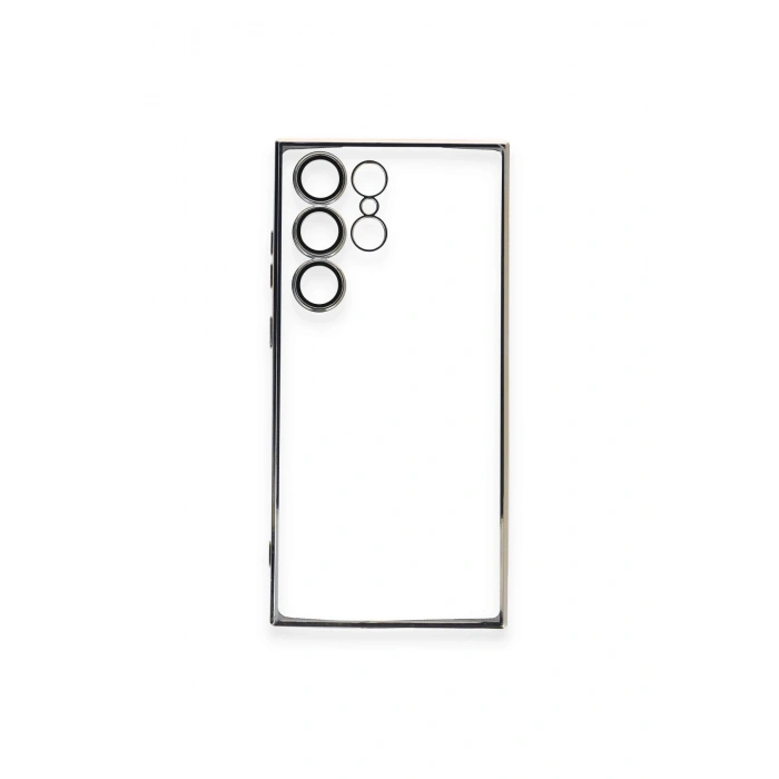 Durukar®  Samsung Galaxy S23 Ultra Kılıf  Lensli Silikon - Gold