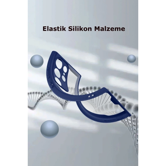 Durukar®  Samsung Galaxy S23 Ultra Kılıf Platin Silikon - Kırmızı