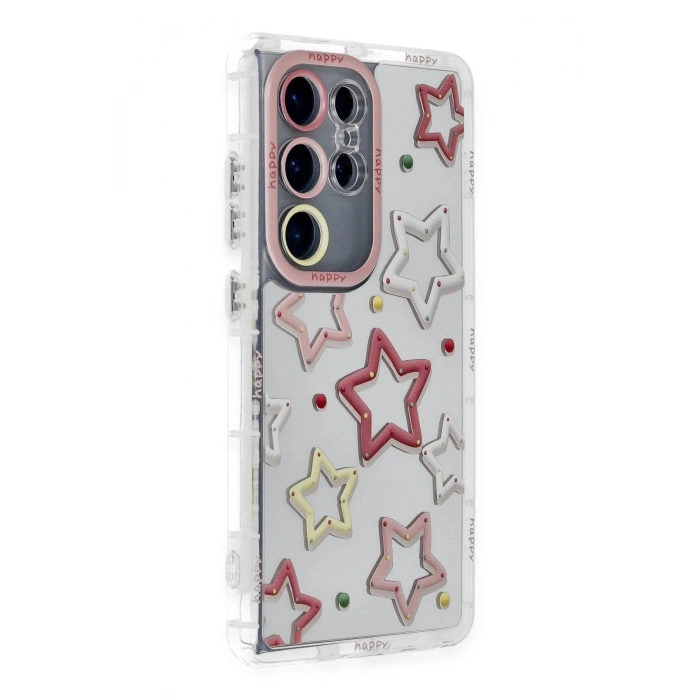 Durukar®  Samsung Galaxy S23 Ultra Kılıf Reflexion Desenli Kapak - Desen 3