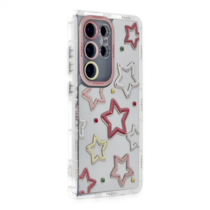 Durukar®  Samsung Galaxy S23 Ultra Kılıf Reflexion Desenli Kapak - Desen 3