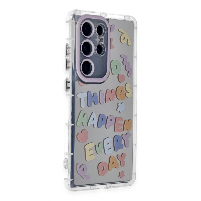 Durukar®  Samsung Galaxy S23 Ultra Kılıf Reflexion Desenli Kapak - Desen 7