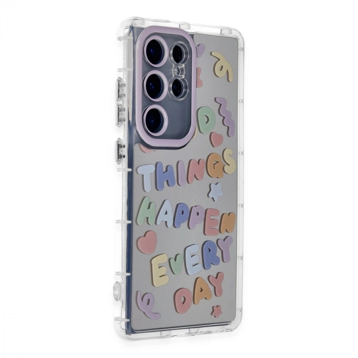 Durukar®  Samsung Galaxy S23 Ultra Kılıf Reflexion Desenli Kapak - Desen 7