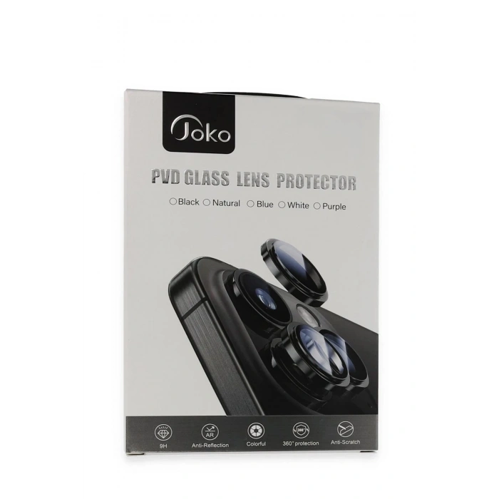 Durukar®  Samsung Galaxy S23 Ultra PVD Metal Kamera Lens - Siyah