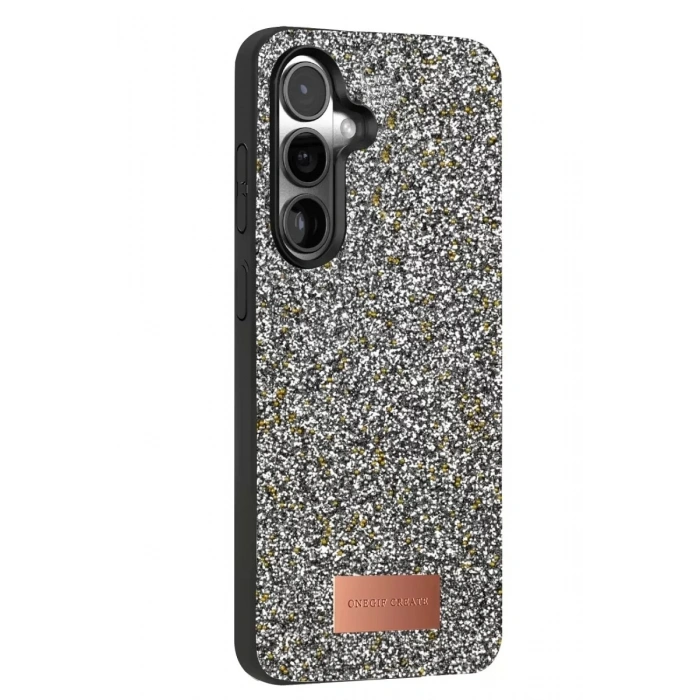 Durukar®  Samsung Galaxy S24 Bright Simli Kapak - Gold