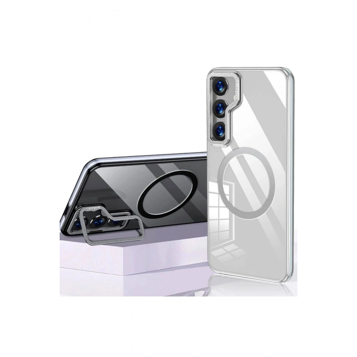 Durukar®  Samsung Galaxy S24 Crystal Magsafe Kapak - Şeffaf