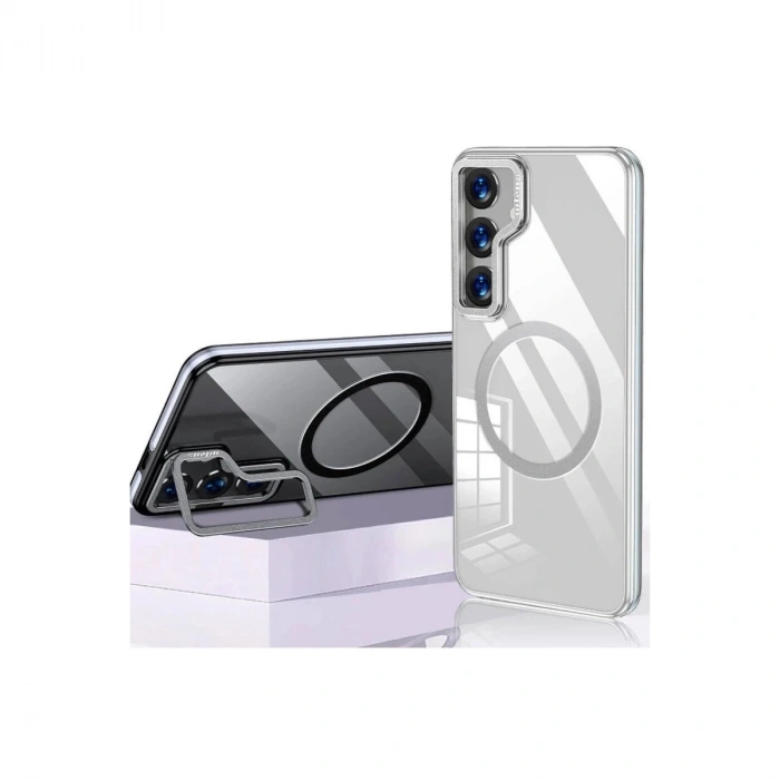 Durukar®  Samsung Galaxy S24 Crystal Magsafe Kapak - Şeffaf