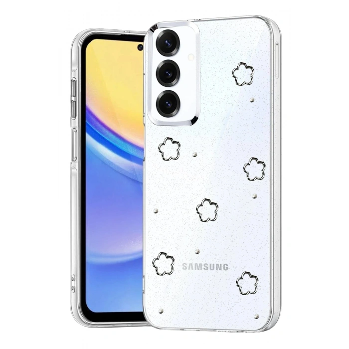 Durukar®  Samsung Galaxy S24 FE Fiyonk Desenli Kapak - Desen 2