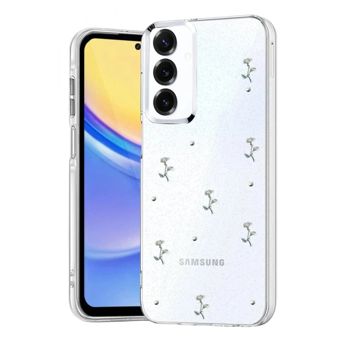 Durukar®  Samsung Galaxy S24 FE Fiyonk Desenli Kapak - Desen 4