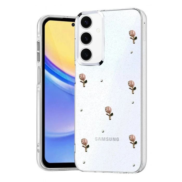 Durukar®  Samsung Galaxy S24 FE Fiyonk Desenli Kapak - Desen 6