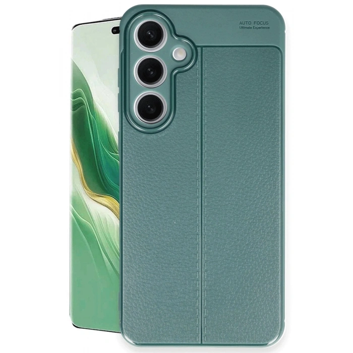 Durukar®  Samsung Galaxy S24 FE Kılıf Auto Focus Kapak - Koyu Yeşil