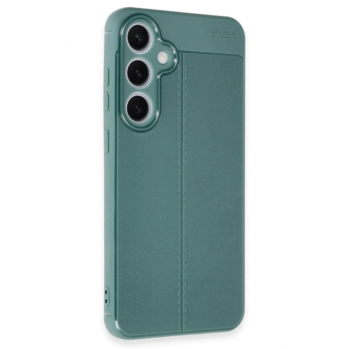 Durukar®  Samsung Galaxy S24 FE Kılıf Auto Focus Kapak - Koyu Yeşil