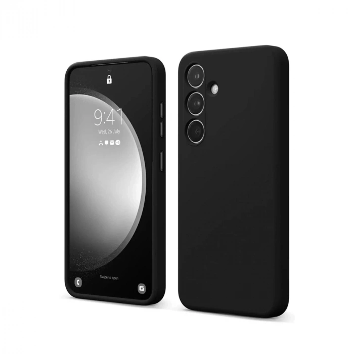 Durukar®  Samsung Galaxy S24 FE Kılıf First Silikon - Siyah