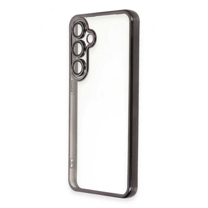 Durukar®  Samsung Galaxy S24 FE Kılıf  Lensli Silikon - Siyah