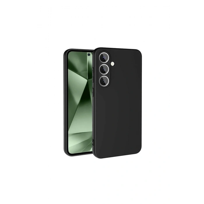 Durukar®  Samsung Galaxy S24 FE Kılıf Nano içi Kadife Silikon - Siyah