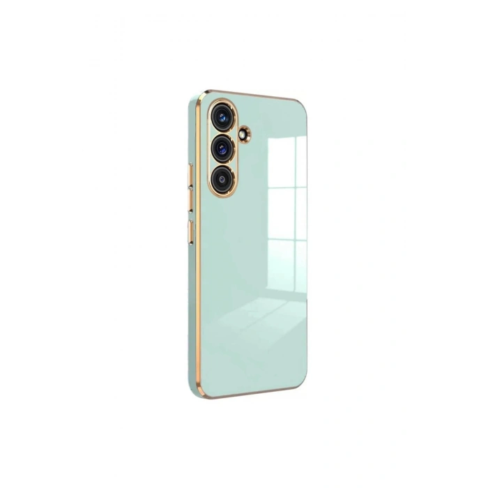Durukar®  Samsung Galaxy S24 FE Kılıf Volet Silikon - Açık Yeşil