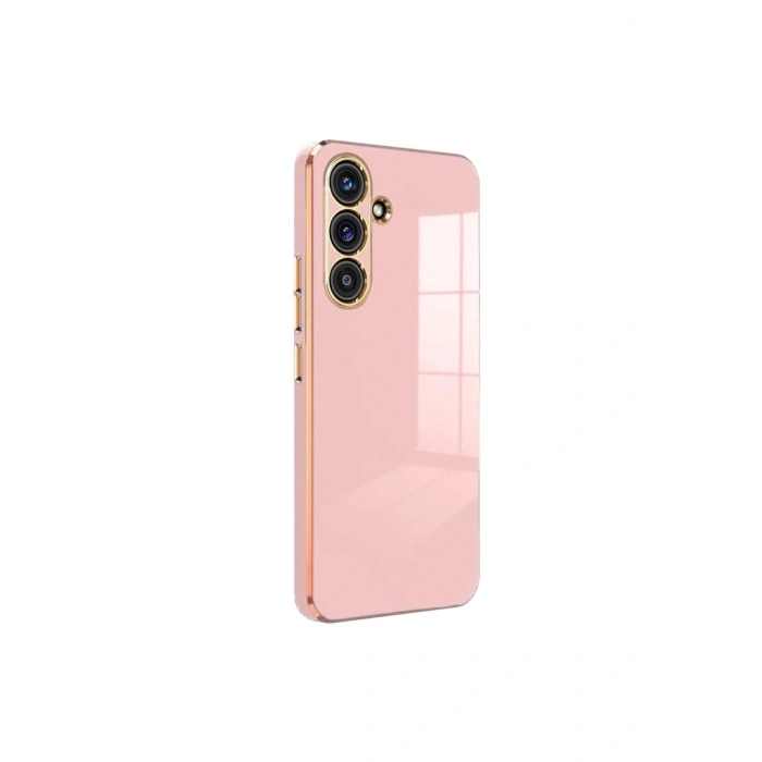 Durukar®  Samsung Galaxy S24 FE Kılıf Volet Silikon - Pembe