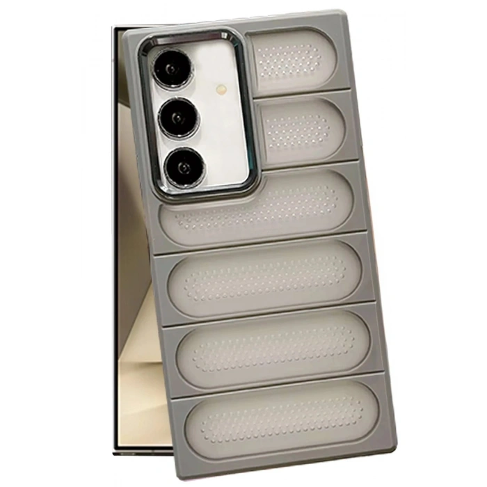 Durukar®  Samsung Galaxy S24 Kılıf Airmax Silikon Kapak - Titan Gri
