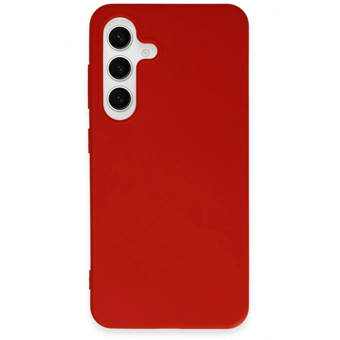 Durukar®  Samsung Galaxy S24 Kılıf First Silikon - Kırmızı