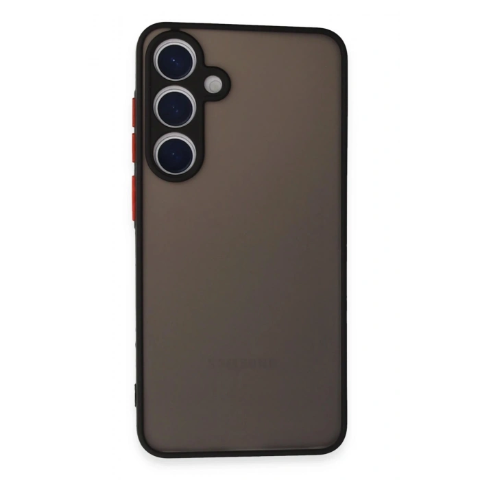 Durukar®  Samsung Galaxy S24 Kılıf Montreal Silikon Kapak - Siyah