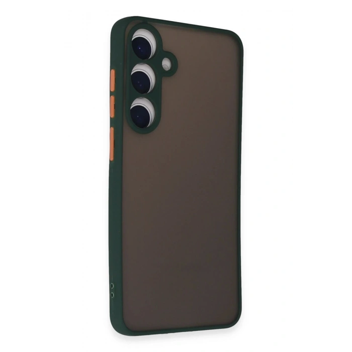 Durukar®  Samsung Galaxy S24 Kılıf Montreal Silikon Kapak - Yeşil