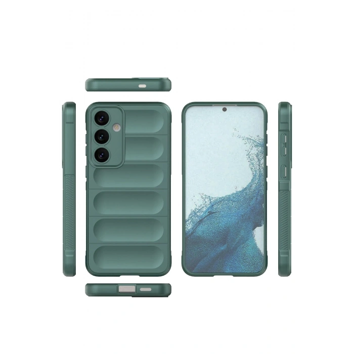 Durukar®  Samsung Galaxy S24 Kılıf Optimum Silikon - Koyu Yeşil