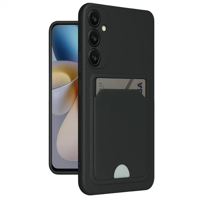 Durukar®  Samsung Galaxy S24 Plus Kelvin Kartvizitli Silikon - Siyah