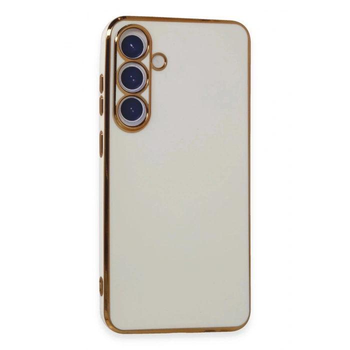 Durukar® Samsung Galaxy S24 Plus Case Volet Silicone - White