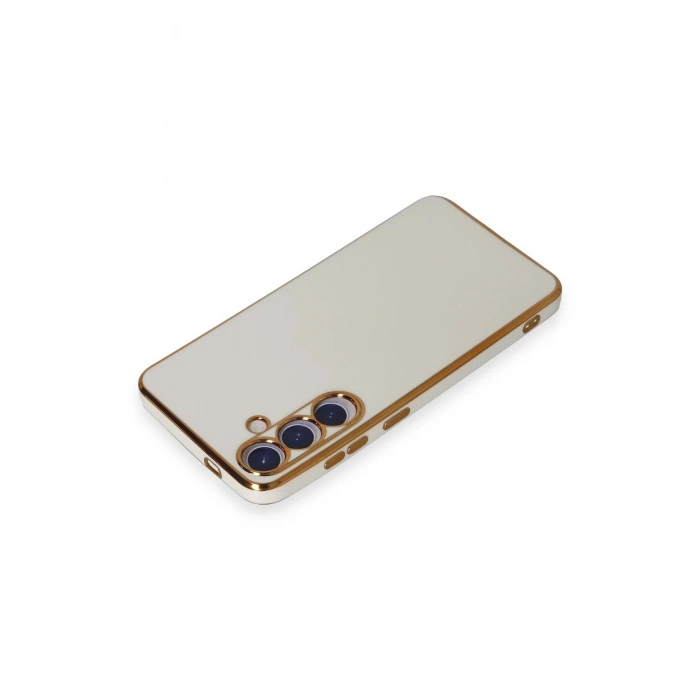 Durukar® Samsung Galaxy S24 Plus Case Volet Silicone - White
