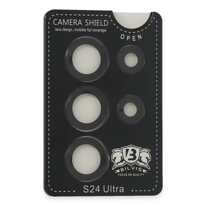 Durukar®  Samsung Galaxy S24 Ultra Bilvis Titan Kamera Lens - Siyah