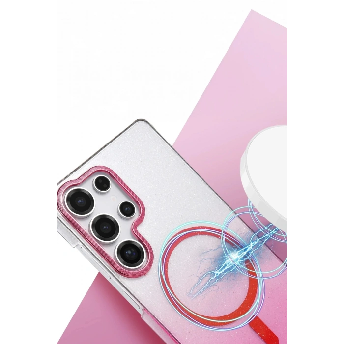 Durukar®  Samsung Galaxy S24 Ultra Glossy Magsafe Cover - Desert Titanium