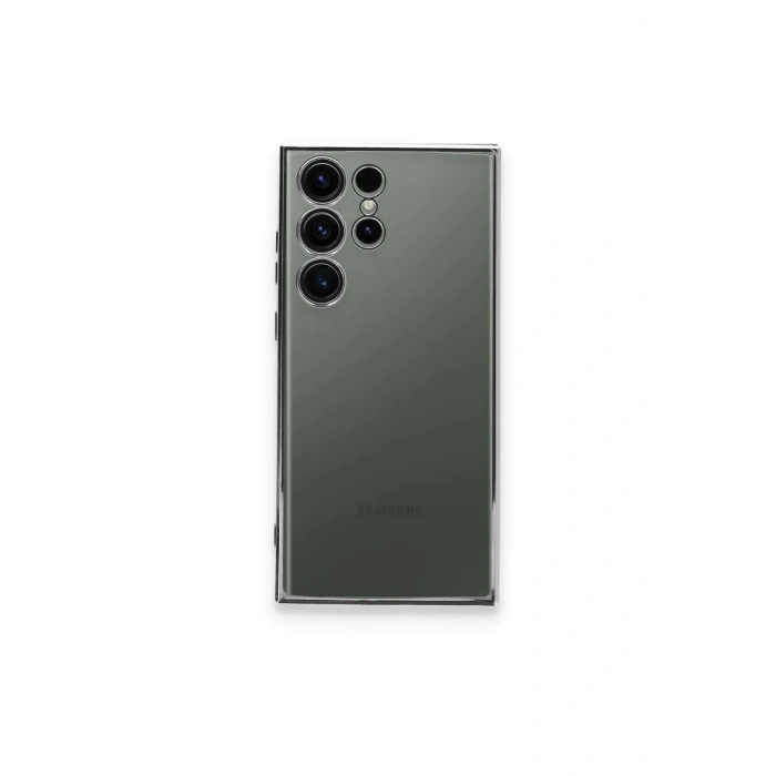Durukar®  Samsung Galaxy S24 Ultra Kılıf  Lensli Silikon - Mor