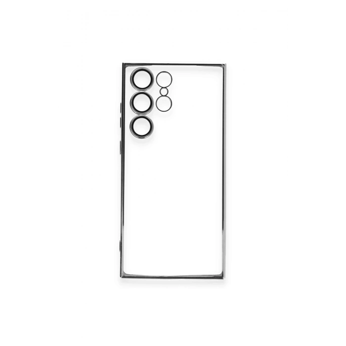 Durukar®  Samsung Galaxy S24 Ultra Kılıf  Lensli Silikon - Mor