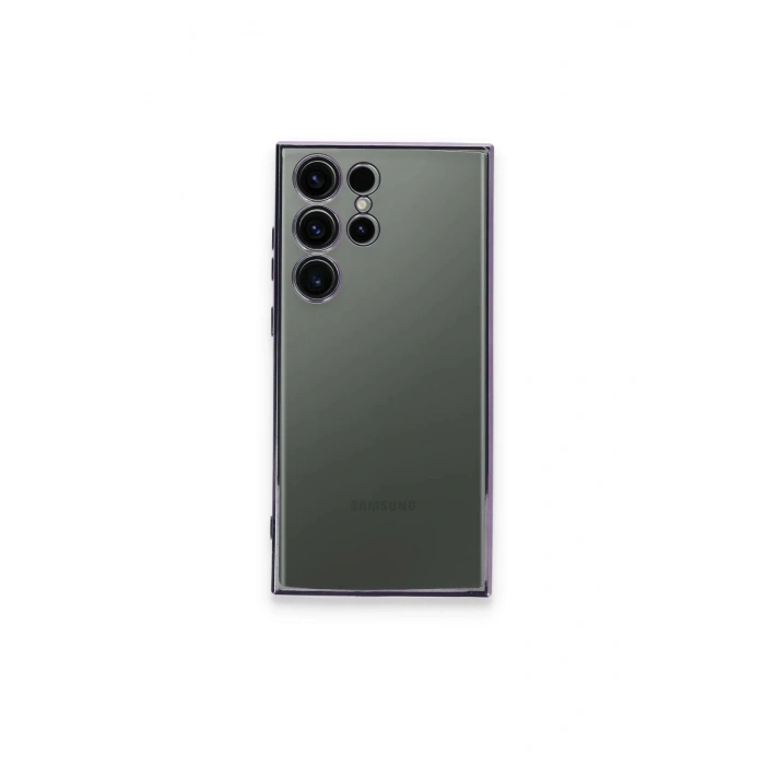 Durukar®  Samsung Galaxy S24 Ultra Kılıf  Lensli Silikon - Siyah