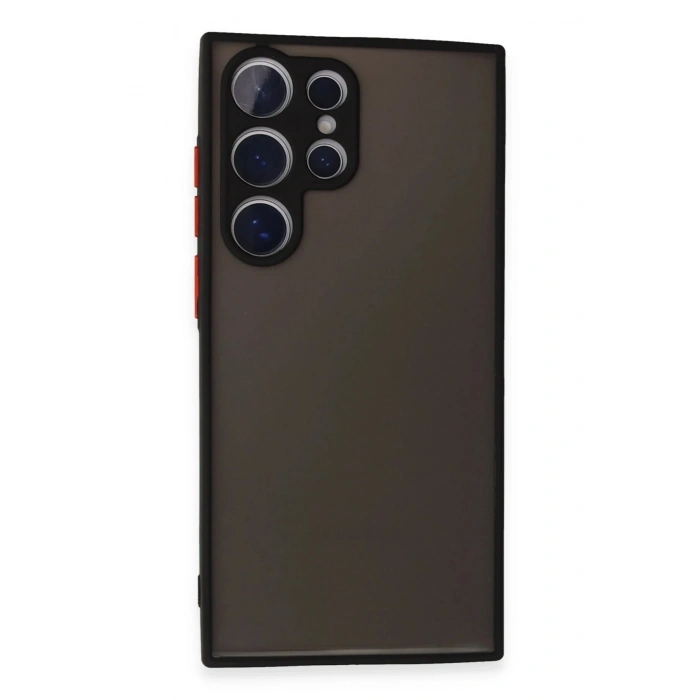 Durukar®  Samsung Galaxy S24 Ultra Kılıf Montreal Silikon Kapak - Siyah