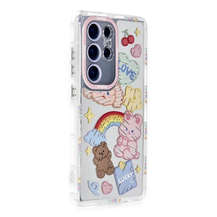 Durukar®  Samsung Galaxy S24 Ultra Kılıf Reflexion Desenli Kapak - Desen 4